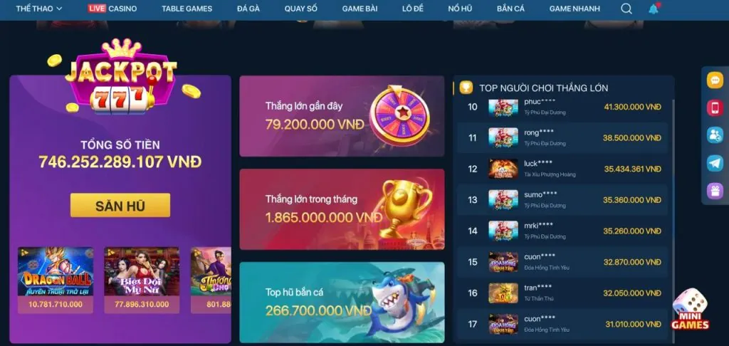 Các trò chơi nổi bật trên ứng dụng 188bey